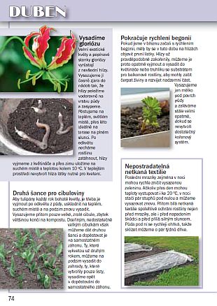 Zahradnický kalendář 2011 - ukázka z knihy (PROVOBIS)